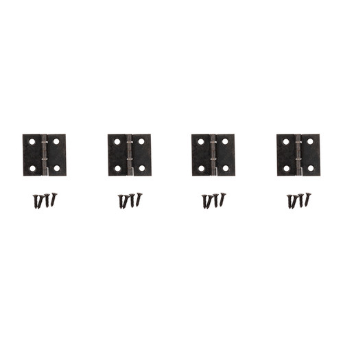 National Hardware - N211-019 - 1 in. L Oil Rubbed Bronze Door Hinge 4 pk