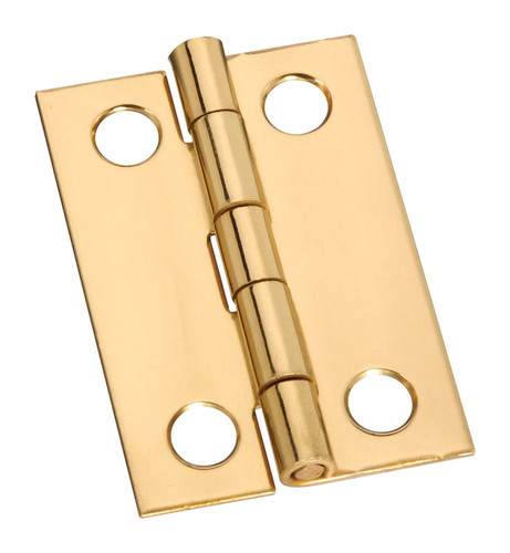 National Hardware - N211-292 - 1-1/2 in. L Solid Brass Narrow Hinge 1 pk