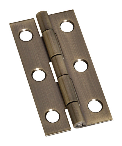 National Hardware - N211-243 - 2 in. L Antique Brass Door Hinge 1 pk