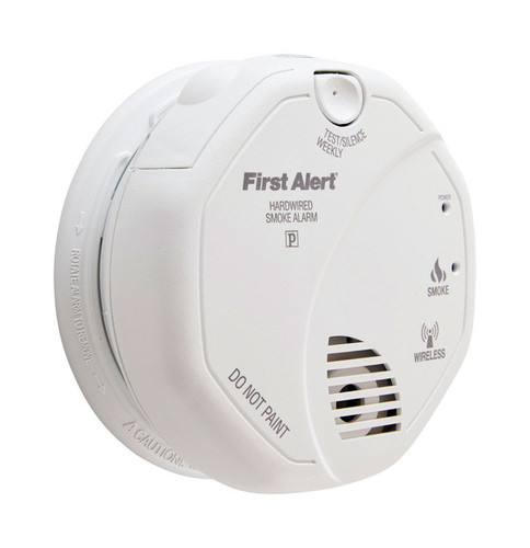 First Alert - 1039830 - Hard-Wired w/Battery Back-up Photoelectric Smoke/Fire Detector