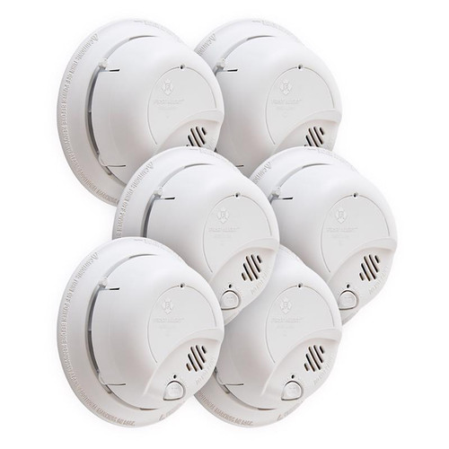 First Alert - 9120B6CP - Hard-Wired w/Battery Back-up Ionization Smoke/Fire Detector