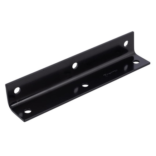 Hampton - 02-3405-413 - 1.6 in. H X 9 in. W X 1/8 in. D Black Steel Inside/Outside Corner Brace