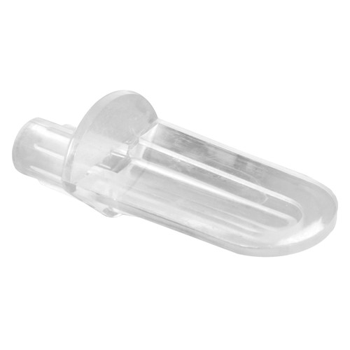 Prime-Line - U 9256 - Clear Plastic Shelf Support Shelf Support Peg 1/4 inch Ga. 1.38 in. L 5 lb