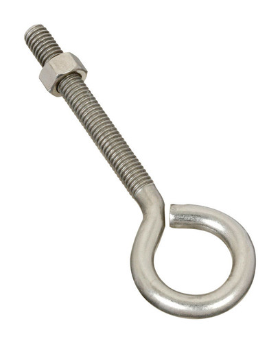 National Hardware - N221-655 - 3/8 in. X 5 in. L Stainless Steel Eyebolt Nut Included