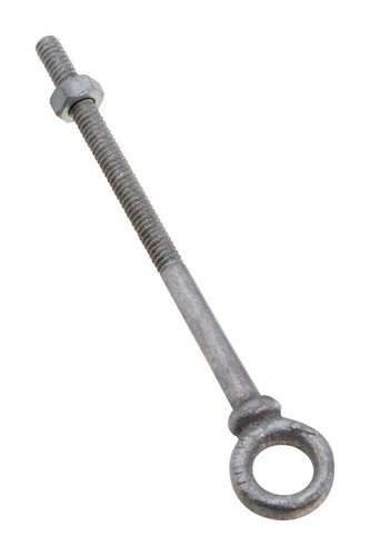 National Hardware - N245-084 - 1/4 in. X 4 in. L Galvanized Forged Steel Eyebolt Nut Included