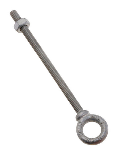 National Hardware - N245-142 - 3/8 in. X 7.46 in. L Hot Dipped Galvanized Forged Steel Eyebolt Nut Included
