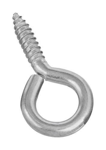 National Hardware - N220-442 - 0.30 in. D X 2-7/8 in. L Polished Stainless Steel Screw Eye 150 lb. cap. 1 pk