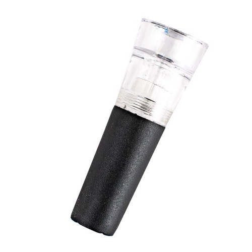 BarY3 - BAR-0751 - Black/Clear Vacuum Pump Wine Stopper