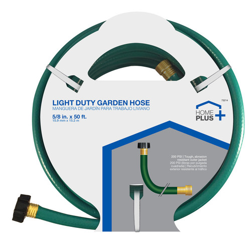 Home Plus - FR5850ACE - 5/8 in. D X 50 ft. L Light Duty Garden Hose Green