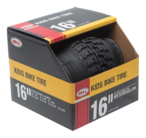 Bell Sports - 7117025 - 16 in. Rubber Bicycle Tire 1 pk