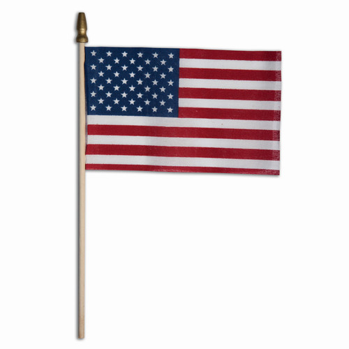 Valley Forge - USE4D - USA Stick Flag 4 in. H X 6 in. W