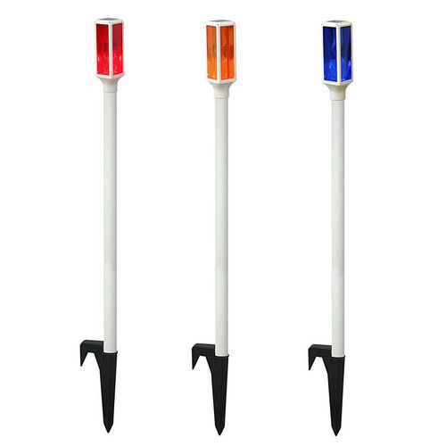 Alpine - SLC104A - Multicolored Plastic/Resin 42 in. H Driveway Marker Set Outdoor Garden Stake