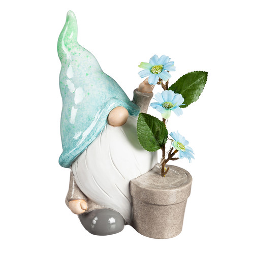 Luminous Garden - ZAC8LED568 - Ceramic Multi-color 10 in. Cute Gnome Garden Statue