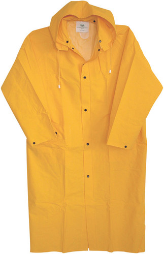 Boss Yellow PVC-Coated Rayon Rain Jacket XL - 3PR8000YX -