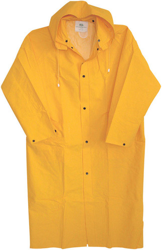 Boss Yellow PVC-Coated Rayon Rain Jacket L - 3PR8000YL -