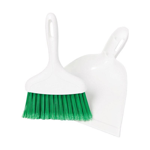 Libman - 1031 - 7 in. W Soft Recycled PET Dust Pan with Whisk Broom