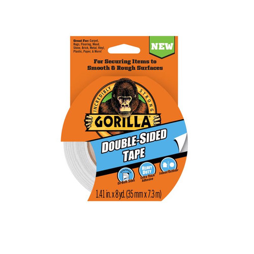 Gorilla 1.41 in. W X 8 yd L Gray Double-Sided Tape - 100925 -