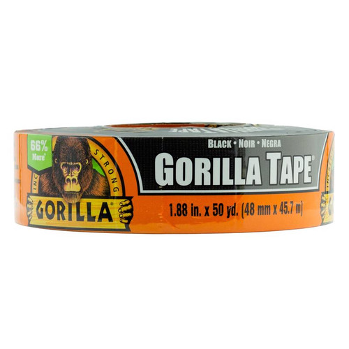Gorilla 1.88 in. W X 50 yd L Black Duct Tape - 108084 -