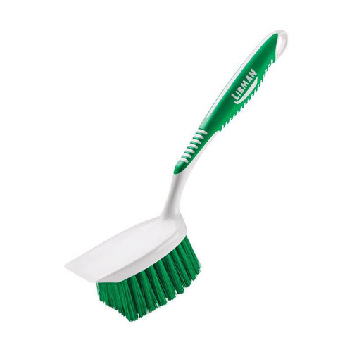 Libman - 54 - 5.5 in. W Medium Bristle 7-1/2 in. Plastic/Rubber Handle Scrub Brush