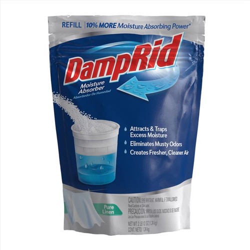 DampRid - FG30PLSB - Moisture Absorber Refill Pure Linen Scent 44 oz