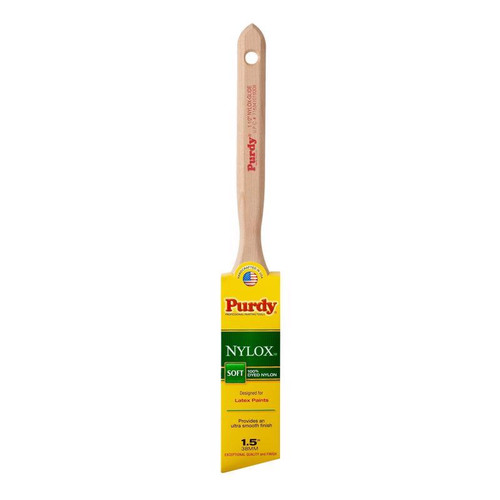 Purdy - 144152215 - Nylox Glide 1-1/2 in. Soft Angle Trim Paint Brush