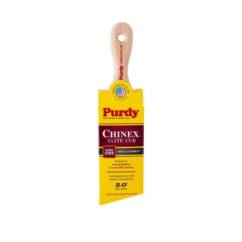 Purdy - 144553920 - Chinex Elite Cub 2 in. Extra Stiff Angle Trim Paint Brush