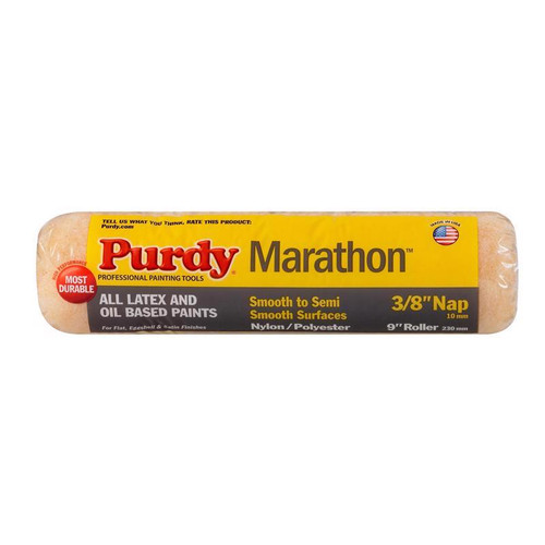 Purdy - 144602092 - Marathon Nylon/Polyester 9 in. W X 3/8 in. Paint Roller Cover 1 pk