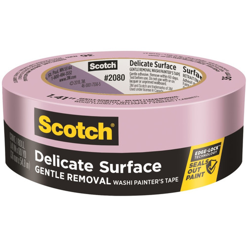 3M - 2080-36EC - Scotch 1.41 in. W X 60 yd L Purple Medium Strength Painter's Tape 1 pk