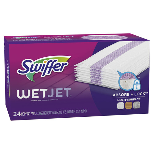 Swiffer - 08443 - WetJet No Scent Floor Cleaner Refill Pads 24 pk