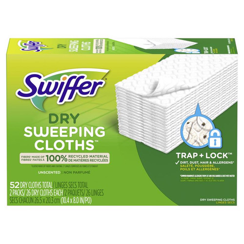 Swiffer - 99038 - Sweeper 5.4 in. Dry Microfiber Dust Mop Refill 52 pk