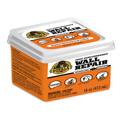 Gorilla White in. W X Wall Repair in. L Indoor and Outdoor - 103963 -