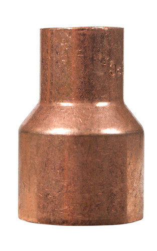 Nibco - W00795D - 1-1/4 in. Sweat X 3/4 in. D Sweat Copper Coupling with Stop 1 pk