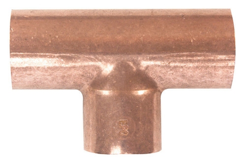 Nibco - W01640J - 1/2 in. Sweat X 1/2 in. D Sweat Copper Tee 10 pk