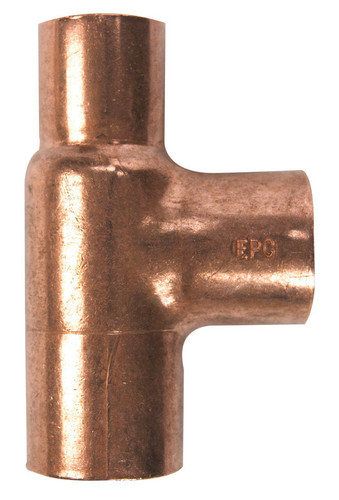 Nibco - W01753T - 1 in. Sweat X 3/4 in. D Sweat Copper Tee 1 pk
