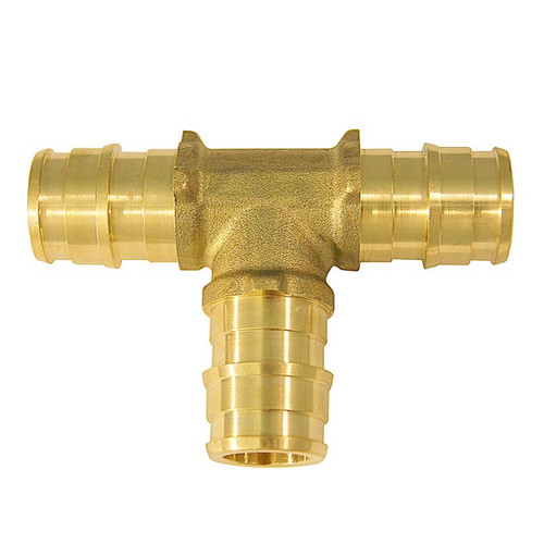 Apollo - EPXT12 - PEX-A 1/2 in. Expansion PEX in to X 1/2 in. D Barb Brass Tee
