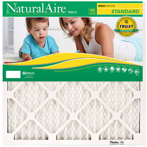 NaturalAire - 84858.011236 - 12 in. W X 36 in. H X 1 in. D Synthetic 8 MERV Pleated Air Filter 1 pk