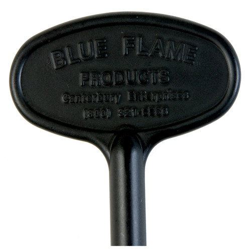 Blue Flame - BF.KY.05 - Black Flat Metal Gas Valve Key