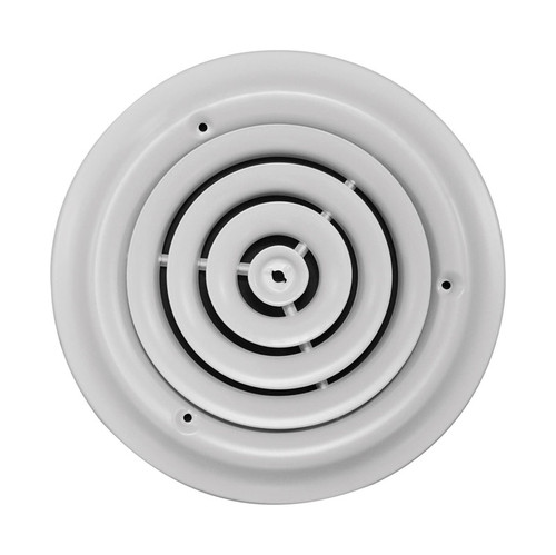 Tru Aire - C80008 - 8 in. H X 8 in. W Powder Coat White Steel Ceiling Diffuser