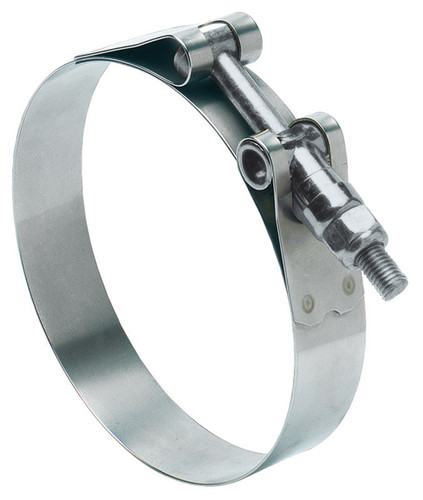 Ideal - 300100250553 - Tridon 2-1/2 in. 2-13/16 in. 250 Silver Hose Clamp Stainless Steel Band T-Bolt
