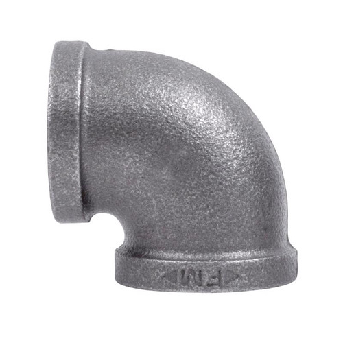 STZ Industries - 312UPE90-12 - 1/2 in. FIP each X 1/2 in. D FIP Black Malleable Iron 90 Degree Elbow