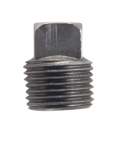Billco - 753288000407 - 1/2 in. MPT Black Steel Square Head Plug