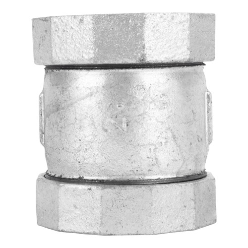 STZ Industries - 311CCL-2 - 2 in. Compression X 2 in. D Compression Galvanized Malleable Iron 3 in. L Coupling