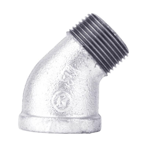 STZ Industries - 311USE45-14 - 1/4 in. FIP each X 1/4 in. D MIP Galvanized Malleable Iron 45 degree Street Elbow