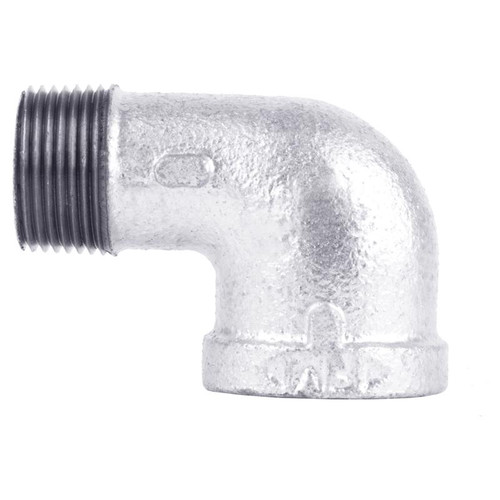 STZ Industries - 311USE90-112 - 1-1/2 in. FIP X 1-1/2 in. D MIP Galvanized Malleable Iron 90 Degree Street Elbow