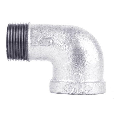 STZ Industries - 311USE90-2 - 2 in. FIP each X 2 in. D MIP Galvanized Malleable Iron 90 Degree Street Elbow