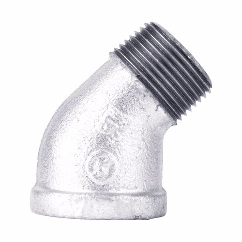 STZ Industries - 311USE45-38 - 3/8 in. FIP each X 3/8 in. D MIP Galvanized Malleable Iron 45 degree Street Elbow