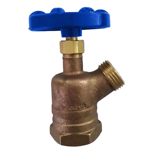 Homewerks - VGRIVRB4 - 3/4 in. FIP X 3/4 in. MHT Brass Garden Valve Inverted Nose