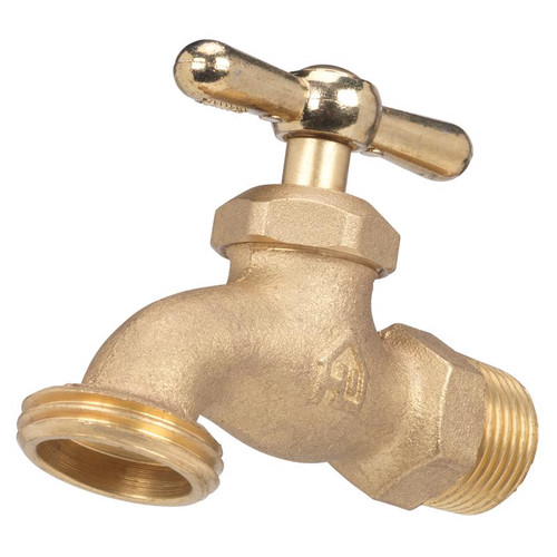 Homewerks - VHBSTDC3 - 1/2 in. MIP X 3/4 in. MHT Brass Hose Bibb