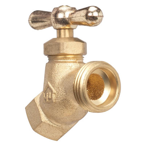 Homewerks - VHNSTDB4 - 3/4 in. FIP X 3/4 in. MHT Brass No-Kink Hose Bibb