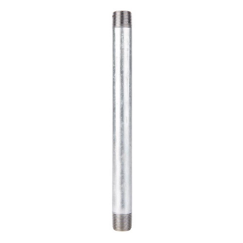 STZ Industries - 303U12X9 - 1/2 in. MIP each X 1/2 in. D MIP Galvanized Steel 9 in. L Nipple